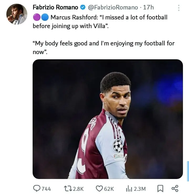 Marcus Rashford is happiest when he plays football