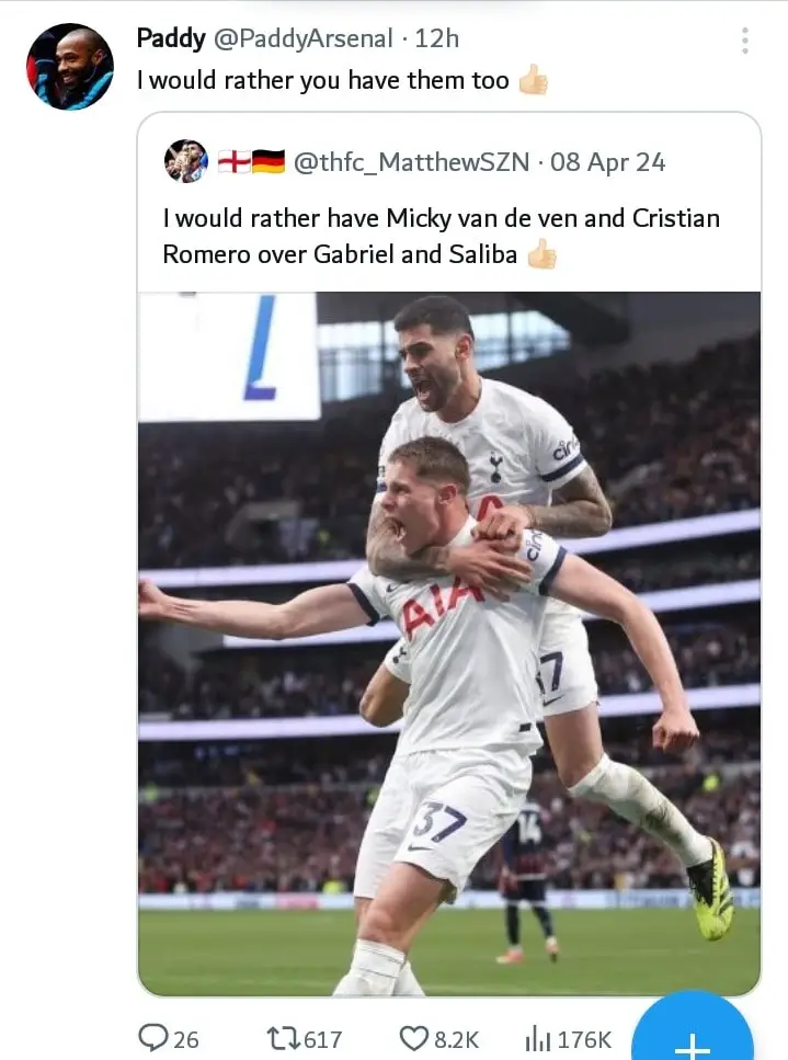 Tottenham Hotspurs were lucky to avoid relegation in the EPL. 