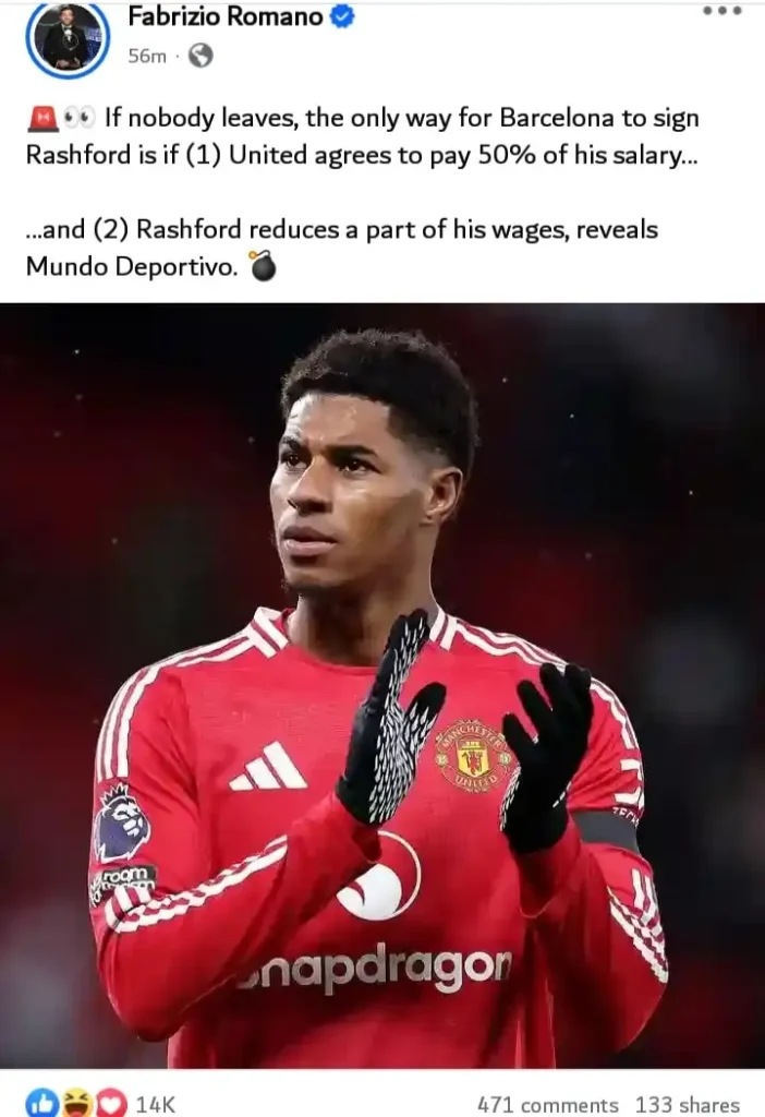 Marcus Rashford will need to take a pay cut to find suitors