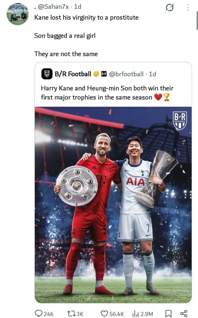 special winning a trophy with Tottenham 