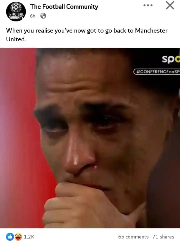 Playing for Manchester United can be dangerous